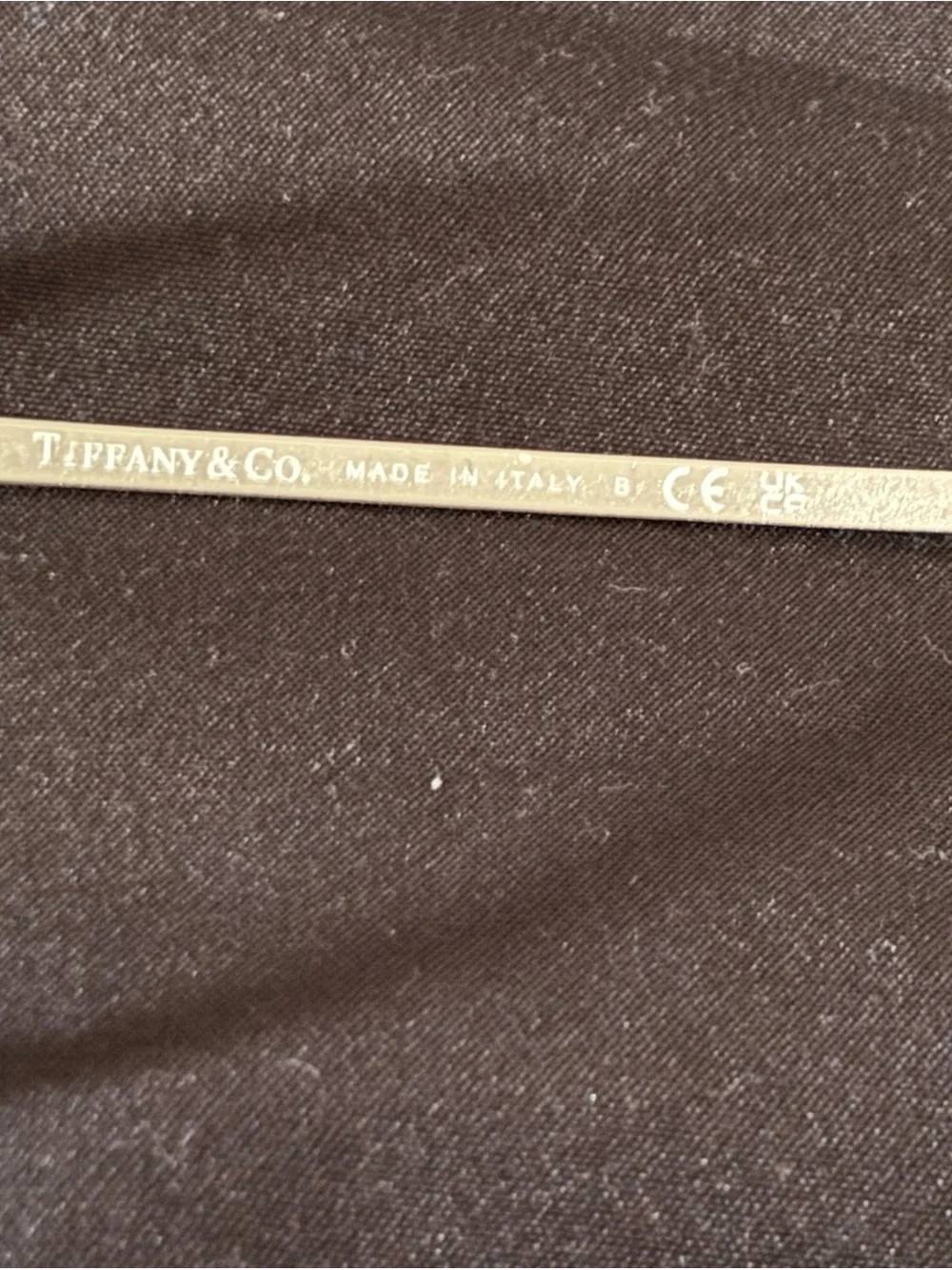 Tiffany & Co. Black Oval Reading Glasses with Tiffany Blue Case